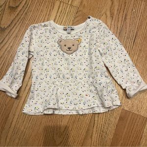 Steiff Floral Bear Top